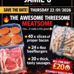 Burger, Sausage and Bacon DEAL