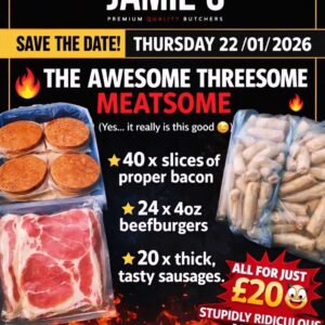 Burger, Sausage and Bacon DEAL