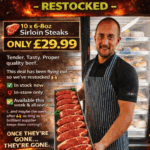 10x 6-8oz Sirloin Steaks