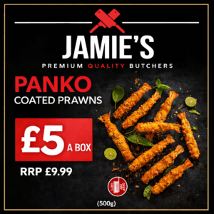 PANKO COATED PRAWNS