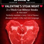 2x 8-10oz Ribeye Steaks