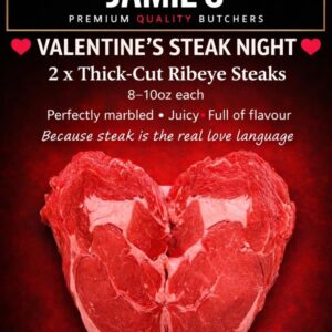 2x 8-10oz Ribeye Steaks