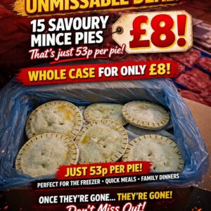 15 SAVOURY MINCE PIES