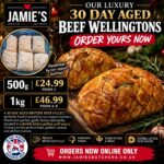 🤩🥩 OUR LUXURY 30-DAY AGED BEEF WELLINGTONS ARE BACK! 🥩🤩