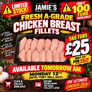 🐔🔥 FRESH QUALITY A-GRADE CHICKEN BREAST FILLETS! 🔥🐔