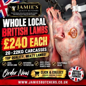 🚨🐑 WHOLE LOCAL BRITISH LAMBS – JUST £240 EACH! 🐑🚨